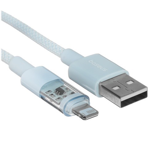 Купить Кабель Baseus Lightning 8-pin - USB Type-A голубой в интернет-магазине DNS. Характеристики, цена Baseus Gem | 5627637.