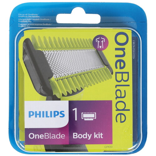 Купить Сменный комплект Philips OneBlade QP610/50 в интернет-магазине DNS. Характеристики, цена Philips OneBlade QP610/50 | 1633860.