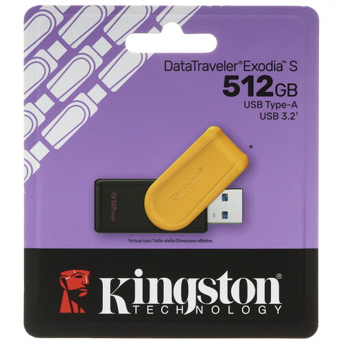 Купить Память USB Flash 512 ГБ Kingston DataTraveler Exodia S [DTXS/512GB] в интернет-магазине DNS. Характеристики, цена Kingston DataTraveler Exodia S | 5628599.