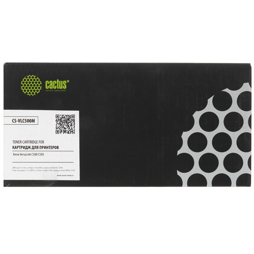 Купить Картридж лазерный Cactus CS-VLC500M 106R03878 пурпурный, с чипом в интернет-магазине DNS. Характеристики, цена Cactus CS-VLC500M 106R03878 | 8159173.