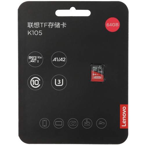 Купить Карта памяти Lenovo K105 microSDXC 64 ГБ [36006192] в интернет-магазине DNS. Характеристики, цена  | 5451803.
