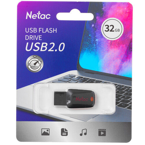 Купить Память USB Flash 32 ГБ Netac U197 [NT03U197N-032G-20BK] в интернет-магазине DNS. Характеристики, цена Netac U197 | 4869746.