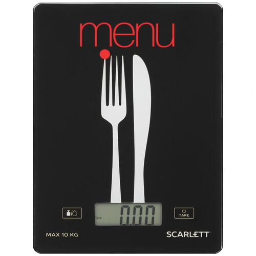 Купить Кухонные весы Scarlett SC-KS57P81 черный в интернет-магазине DNS. Характеристики, цена Scarlett SC-KS57P81 | 9160727.