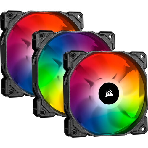 Купить Комплект вентиляторов Corsair iCUE SP120 RGB PRO Performance [C0-9050094-WW] черный в интернет-магазине DNS. Характеристики, цена Corsair iCUE SP120 RGB PRO Performance | 5610053.
