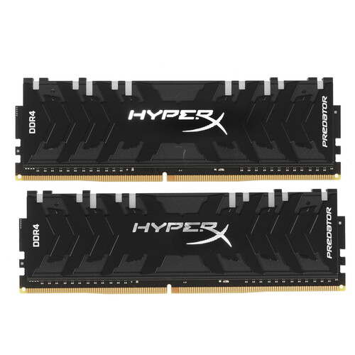 Купить Оперативная память Kingston HyperX Predator RGB [HX440C19PB3AK2/16] 16 ГБ в интернет-магазине DNS. Характеристики, цена Kingston HyperX Predator RGB | 1322123.