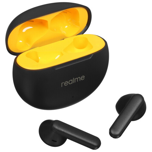 Купить Наушники TWS Realme Buds T01  черный 2024 в интернет-магазине DNS. Характеристики, цена Realme Buds T01 | 5482423.