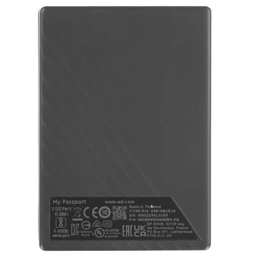 Купить 6 ТБ Внешний HDD WD My Passport [WDBR9S0060BBK-CESN] в интернет-магазине DNS. Характеристики, цена WD My Passport | 5610287.