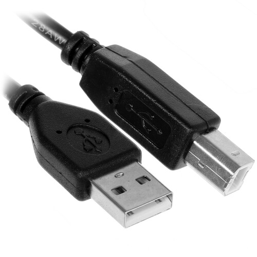 Купить Кабель Cablexpert USB Type-B 4-pin - USB Type-A черный 1.8 м в интернет-магазине DNS. Характеристики, цена Cablexpert | 1395654.