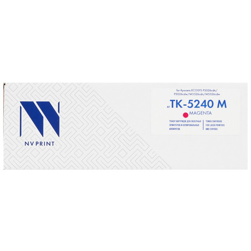 Купить Картридж лазерный NV-Print NV-TK-5240 пурпурный в интернет-магазине DNS. Характеристики, цена NV-Print NV-TK-5240 | 9095641.