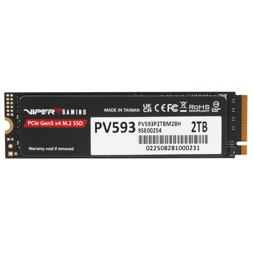 Купить 2000 ГБ M.2 NVMe накопитель Patriot Viper PV593 [PV593P2TBM28H] в интернет-магазине DNS. Характеристики, цена Patriot Viper PV593 | 5911319.