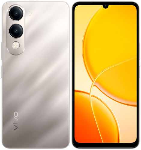 Купить 6.74" Смартфон vivo Y04 64 ГБ золотистый в интернет-магазине DNS. Характеристики, цена vivo Y04 | 9281992.