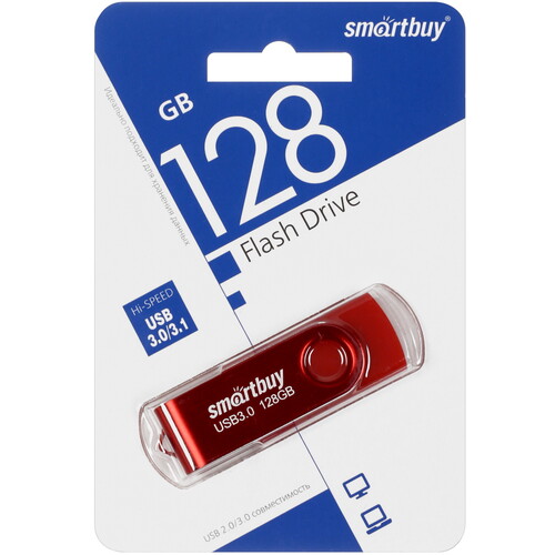 Купить Память USB Flash 128 ГБ Smartbuy Twist [SB128GB3TWR] в интернет-магазине DNS. Характеристики, цена Smartbuy Twist | 9954205.