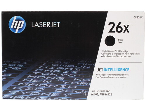 Купить Картридж лазерный HP 26X (CF226X) черный в интернет-магазине DNS. Характеристики, цена HP 26X (CF226X) | 1031245.