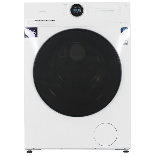 Купить Стирально-сушильная машина Midea MF200D80WBS/W-RU белый в интернет-магазине DNS. Характеристики, цена Midea MF200D80WBS/W-RU | 9165932.