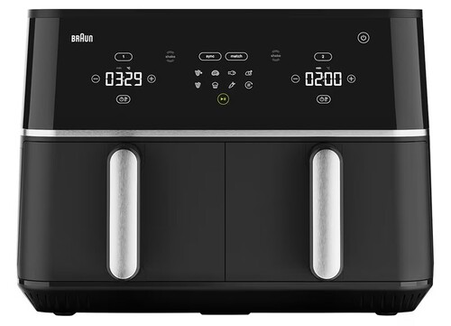 Купить Аэрогриль Braun TwinCook 5 TD 5030I черный в интернет-магазине DNS. Характеристики, цена Braun TwinCook 5 TD 5030I | 5650347.