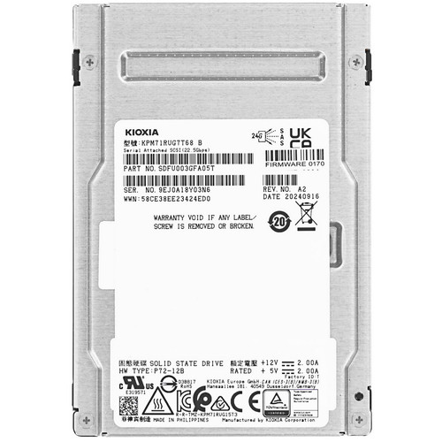 Купить 7680 ГБ Серверный SSD KIOXIA PM7-R [KPM71RUG7T68] в интернет-магазине DNS. Характеристики, цена KIOXIA PM7-R | 5467436.