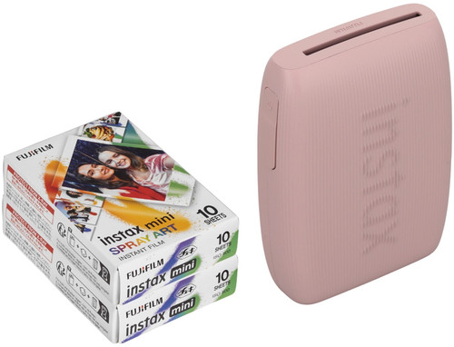 Купить Компактный фотопринтер FUJIFILM Instax Mini Link 3 Gift Box розовый в интернет-магазине DNS. Характеристики, цена FUJIFILM Instax Mini Link 3 Gift Box | 5643830.