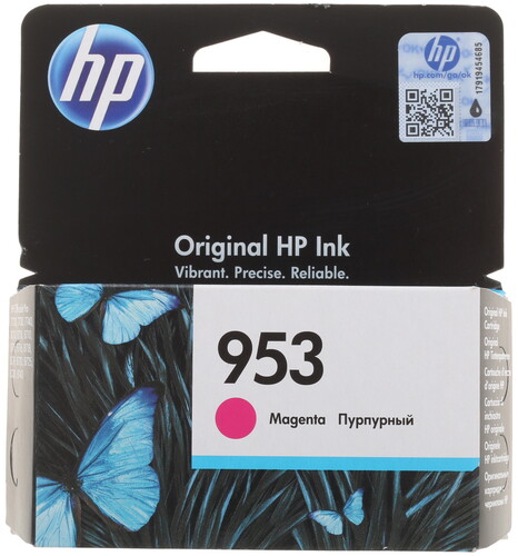 Купить Картридж HP 953 (F6U13AE) пурпурный в интернет-магазине DNS. Характеристики, цена HP 953 (F6U13AE) | 7981798.