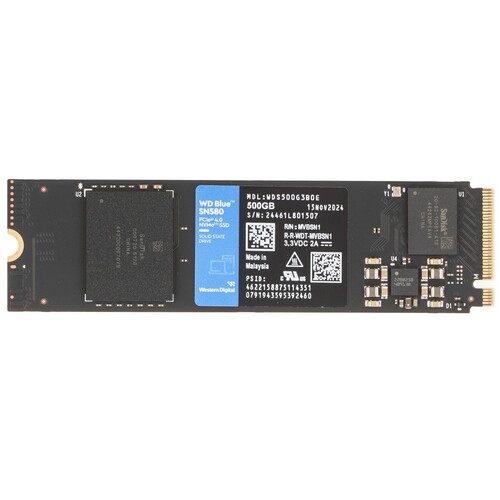 Купить 500 ГБ M.2 NVMe накопитель WD Blue SN580 [WDS500G3B0E] в интернет-магазине DNS. Характеристики, цена WD Blue SN580 | 5605708.