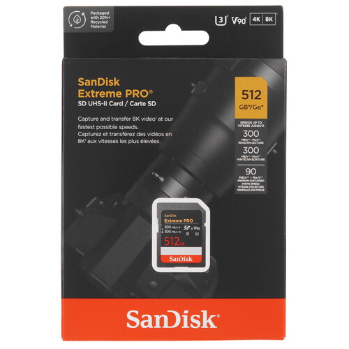 Купить Карта памяти SanDisk Extreme Pro SDXC 512 ГБ [SDSDXDM-512G-GN4IN] в интернет-магазине DNS. Характеристики, цена  | 5635959.
