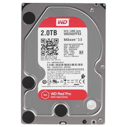 Купить 2 ТБ Жесткий диск WD Red Pro [WD2002FFSX] в интернет-магазине DNS. Характеристики, цена WD Red Pro | 1074837.