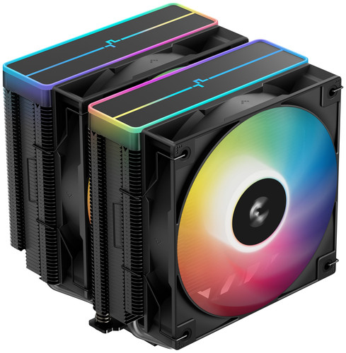 Купить Кулер для процессора DEEPCOOL AG620 BK ARGB V2 [R-AG620-BKAMMN-GJD] черный в интернет-магазине DNS. Характеристики, цена DEEPCOOL AG620 BK ARGB V2 | 5614098.