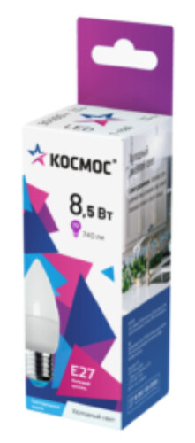 Купить Комплект светодиодных ламп Космос LED8.5wCNE2765 в интернет-магазине DNS. Характеристики, цена Космос LED8.5wCNE2765 | 9319861.