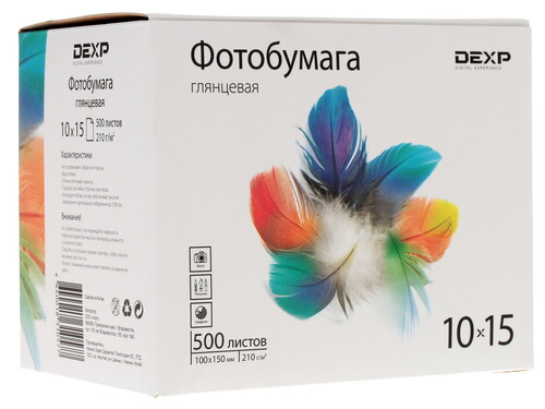 Купить Фотобумага DEXP Glossy 0805545 в интернет-магазине DNS. Характеристики, цена DEXP Glossy 0805545 | 1011026.