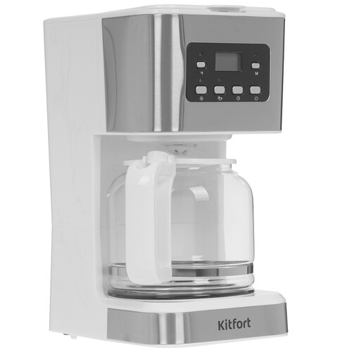 Купить Кофеварка капельная Kitfort КТ-7629 белый в интернет-магазине DNS. Характеристики, цена Kitfort КТ-7629 | 9241119.