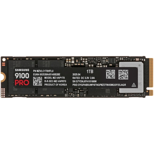 Купить 1000 ГБ M.2 NVMe накопитель Samsung 9100 PRO [MZ-VAP1T0BW] в интернет-магазине DNS. Характеристики, цена Samsung 9100 PRO | 5622166.