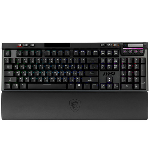 Купить Клавиатура  проводная + беспроводная MSI STRIKE PRO цвет серый в интернет-магазине DNS. Характеристики, цена MSI STRIKE PRO | 5653324.