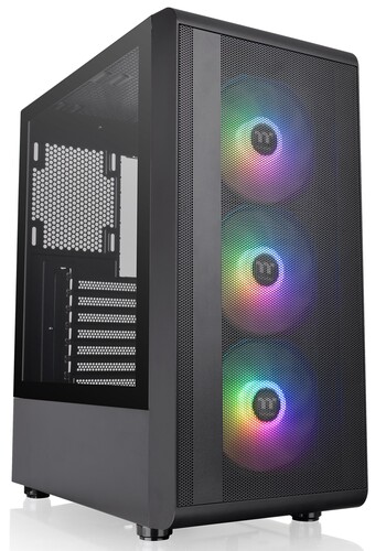 Купить Корпус Thermaltake S200 TG ARGB [CA-1X2-00M1WN-00] черный в интернет-магазине DNS. Характеристики, цена Thermaltake S200 TG ARGB | 5074258.
