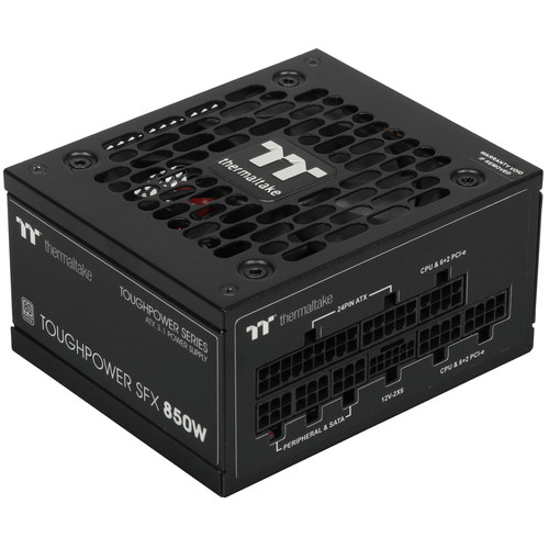 Купить Блок питания Thermaltake Toughpower SFX 850W Platinum [PS-STP-0850FNFAPE-1] черный в интернет-магазине DNS. Характеристики, цена Thermaltake Toughpower SFX 850W Platinum | 5651509.
