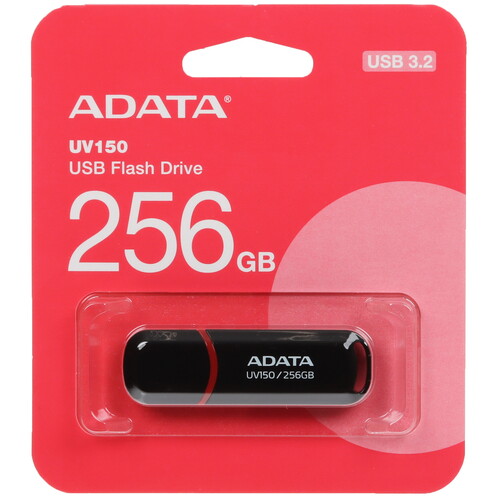 Купить Память USB Flash 256 ГБ ADATA UV150 [AUV150-256G-RBK] в интернет-магазине DNS. Характеристики, цена ADATA UV150 | 5450262.