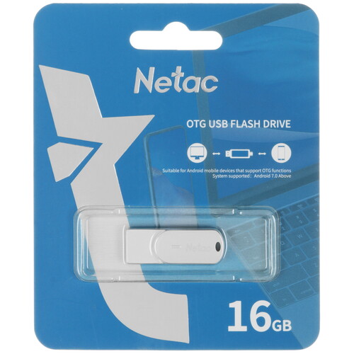Купить Память OTG USB Flash 16 ГБ Netac U785C [NT03U785C-016G-30PN] в интернет-магазине DNS. Характеристики, цена Netac U785C | 9051204.