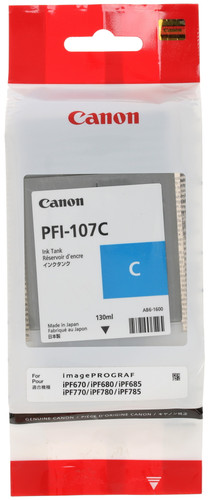 Купить Картридж Canon PFI-107С голубой в интернет-магазине DNS. Характеристики, цена Canon PFI-107С | 7975008.