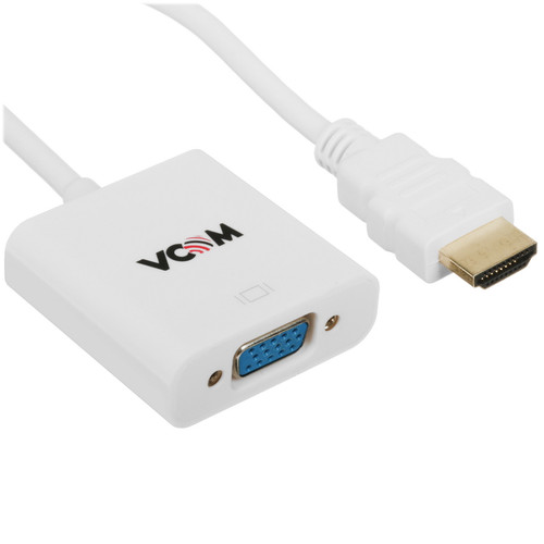 Купить Переходник однонаправленный VCOM HDMI - VGA, 0.2 м в интернет-магазине DNS. Характеристики, цена  | 5471571.