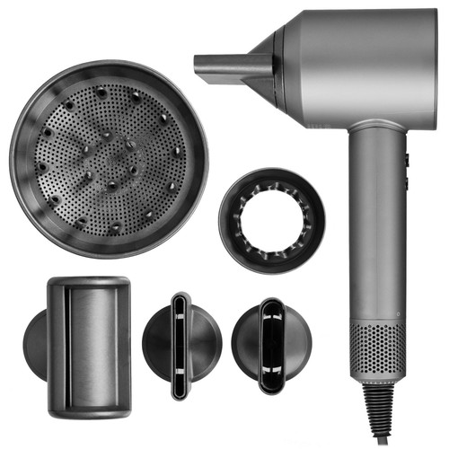 Купить Фен Super hair dryer HD-08 серый/серый в интернет-магазине DNS. Характеристики, цена Super hair dryer HD-08 | 9137463.