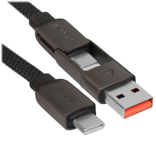 Купить Кабель ACEFAST USB Type-C - USB Type-A, USB Type-C черный в интернет-магазине DNS. Характеристики, цена ACEFAST C13-04 | 5664280.