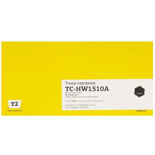 Купить Картридж лазерный T2 TC-HW1510A черный, с чипом в интернет-магазине DNS. Характеристики, цена T2 TC-HW1510A | 9103835.
