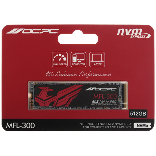 Купить 512 ГБ M.2 NVMe накопитель OCPC MFL-300 [SSDM2PCIEF512GB] в интернет-магазине DNS. Характеристики, цена OCPC MFL-300 | 5609112.