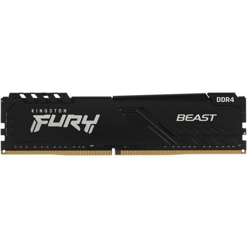 Купить Оперативная память Kingston FURY Beast Black [KF426C16BB/16] 16 ГБ в интернет-магазине DNS. Характеристики, цена Kingston FURY Beast Black | 5053529.