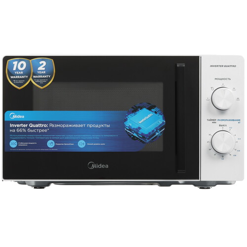 Купить Микроволновая печь Midea MM719M2V-W белый в интернет-магазине DNS. Характеристики, цена Midea MM719M2V-W | 5636620.