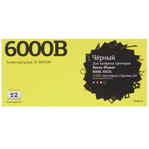 Купить Картридж лазерный T2 TC-X6000B черный в интернет-магазине DNS. Характеристики, цена T2 TC-X6000B | 7939645.