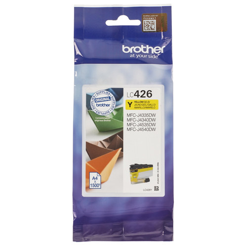 Купить Картридж Brother LC426Y желтый в интернет-магазине DNS. Характеристики, цена Brother LC426Y | 5458256.