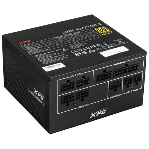 Купить Блок питания ADATA XPG CORE REACTOR II 650 GOLD [COREREACTORII650G-BKCEU] черный в интернет-магазине DNS. Характеристики, цена ADATA XPG CORE REACTOR II 650 GOLD | 5416304.