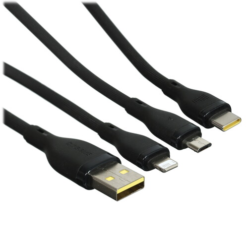 Купить Кабель Baseus Lightning 8-pin, micro USB-B, USB Type-C - USB Type-A черный 1.5 м в интернет-магазине DNS. Характеристики, цена Baseus Pudding | 5627754.