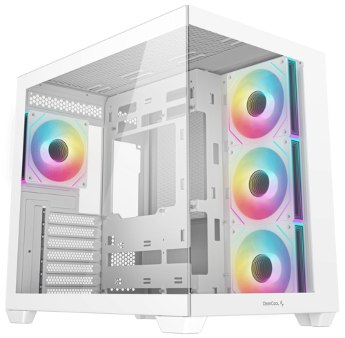 Купить Корпус DEEPCOOL CG530 4F [R-CG530-WHADA4-G-1] белый в интернет-магазине DNS. Характеристики, цена DEEPCOOL CG530 4F | 5607812.