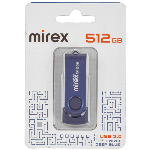 Купить Память USB Flash 512 ГБ Mirex SWIVEL [13600-FM3BS512] в интернет-магазине DNS. Характеристики, цена Mirex SWIVEL | 5481962.