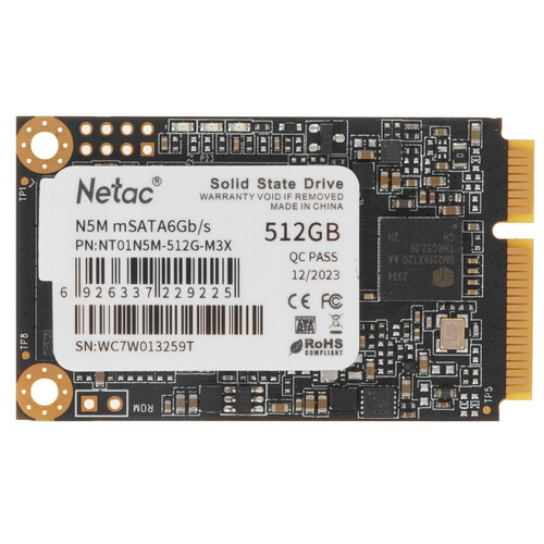 Купить 512 ГБ MSATA накопитель Netac N5M [NT01N5M-512G-M3X] в интернет-магазине DNS. Характеристики, цена Netac N5M | 5363159.